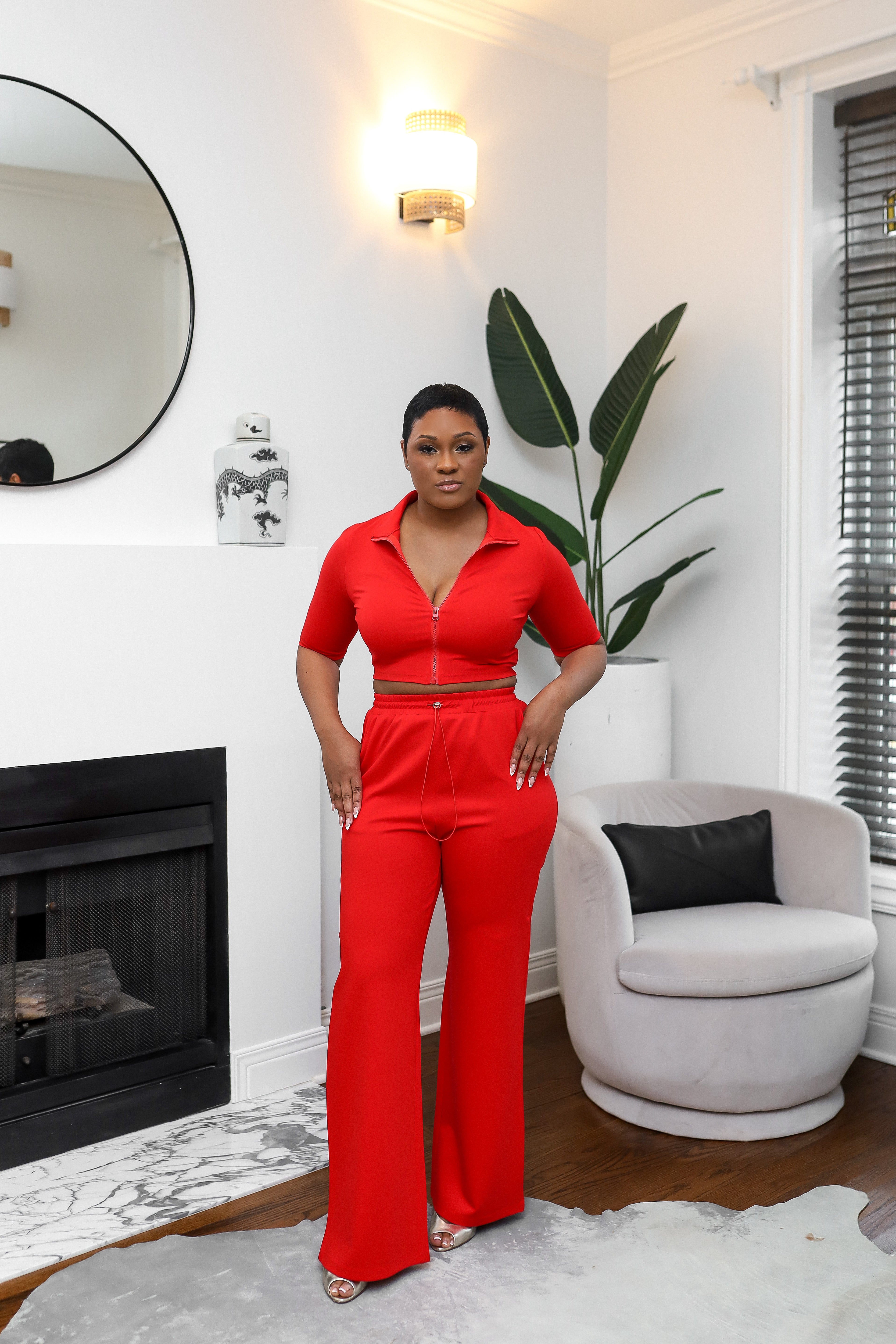 Track Suit- Red
