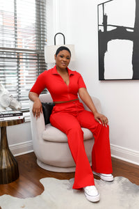 Track Suit- Red
