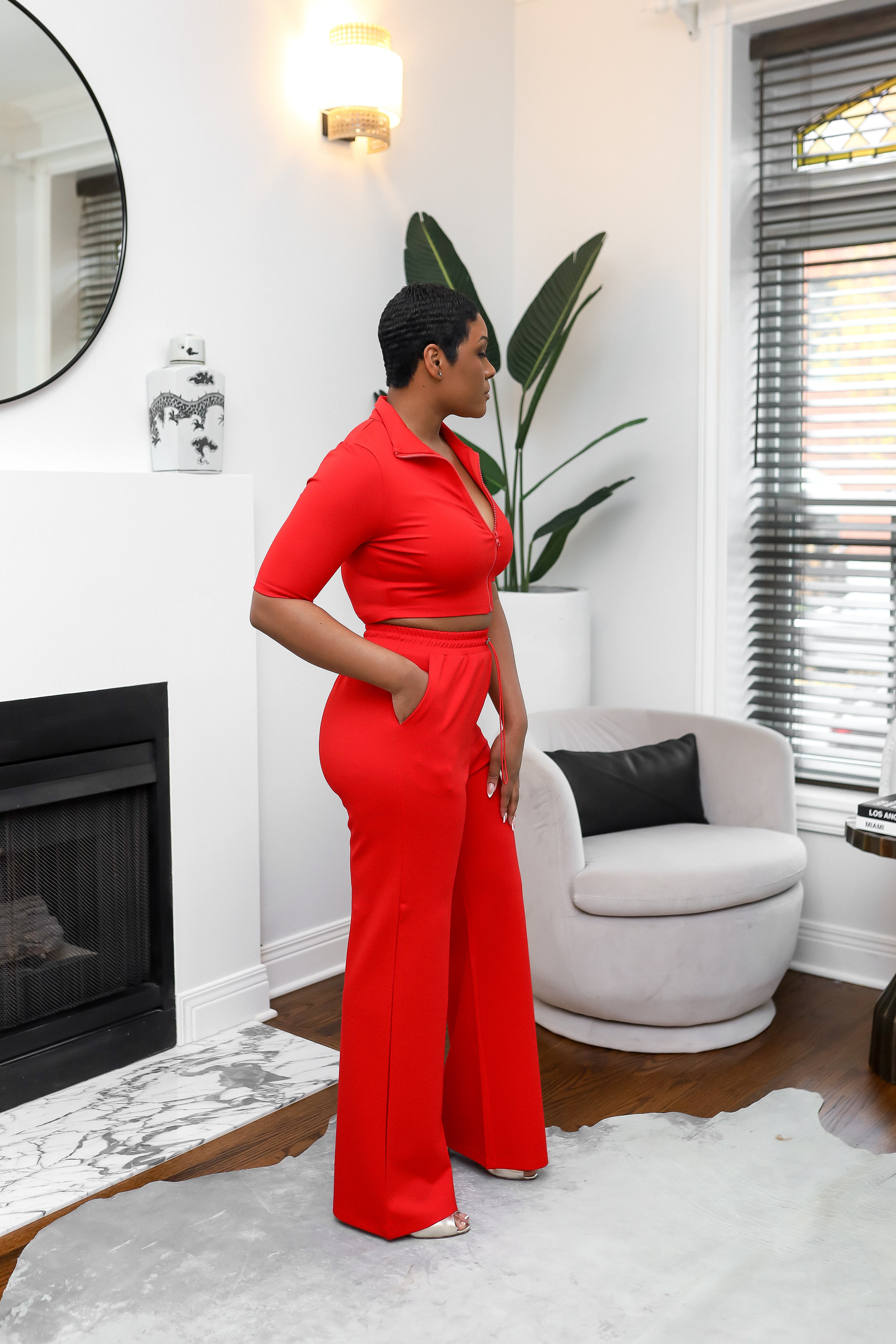 Track Suit- Red