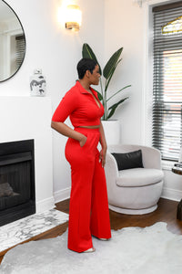 Track Suit- Red