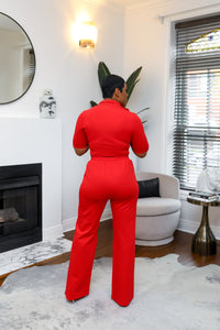 Track Suit- Red