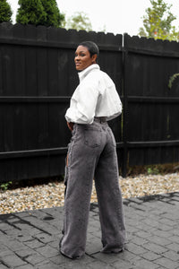 White Cropped Blouse