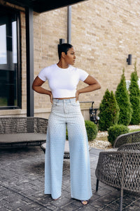 Diamond Girl- Rhinestone jeans