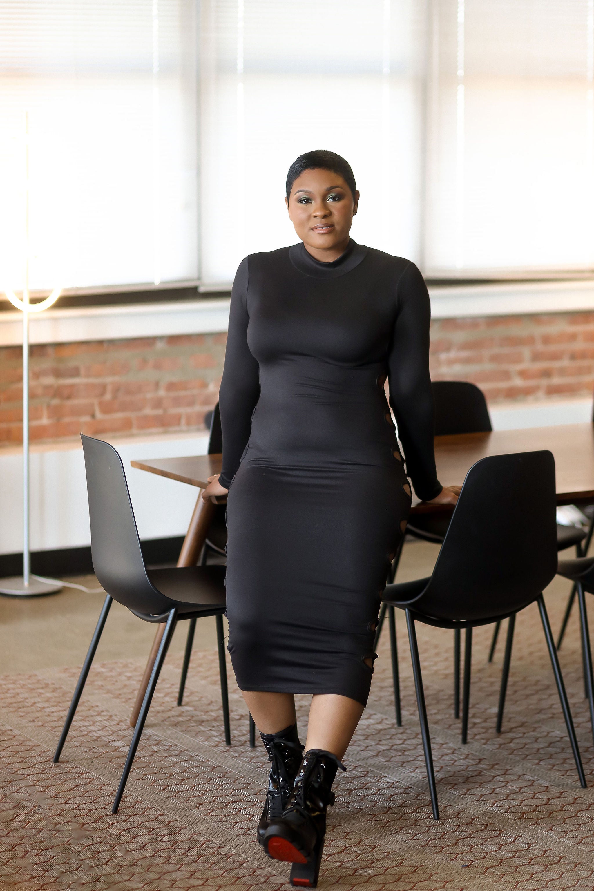 Black Midi Dress