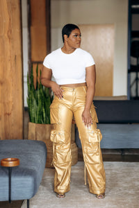 Liquid Gold- Cargo Pant