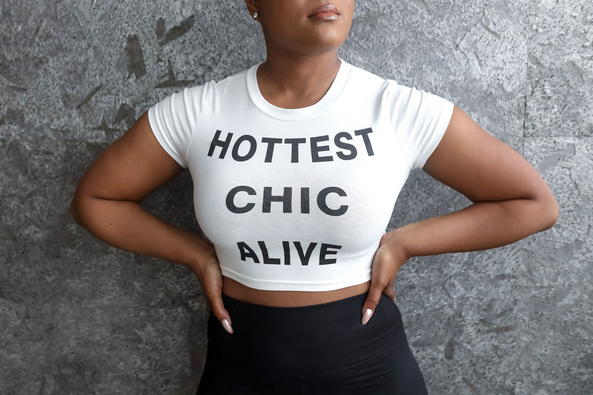 Hot Chic- Lettered Tee
