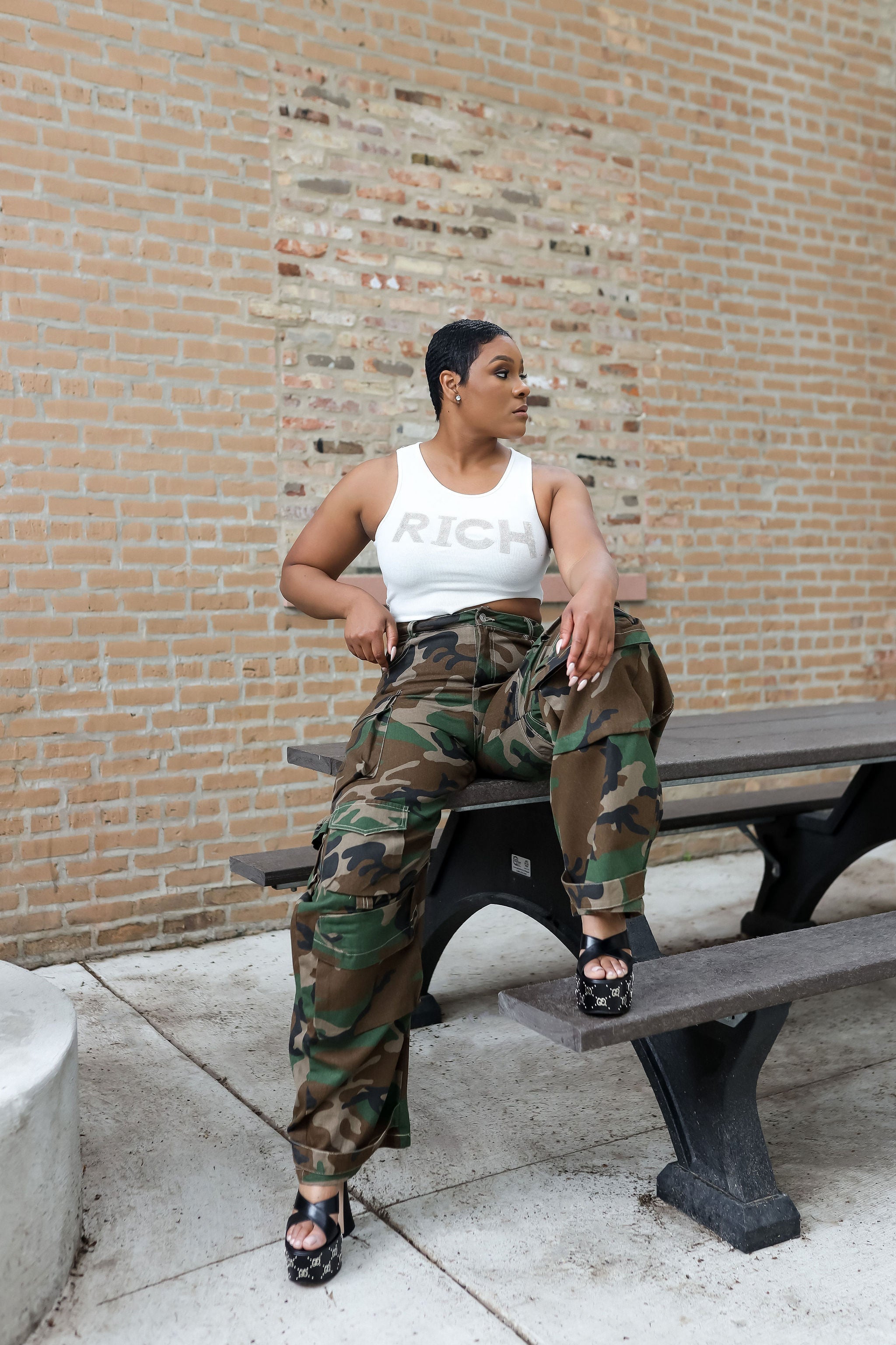 Camo- Cargo pants