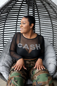 Ca$h- Mesh shirt