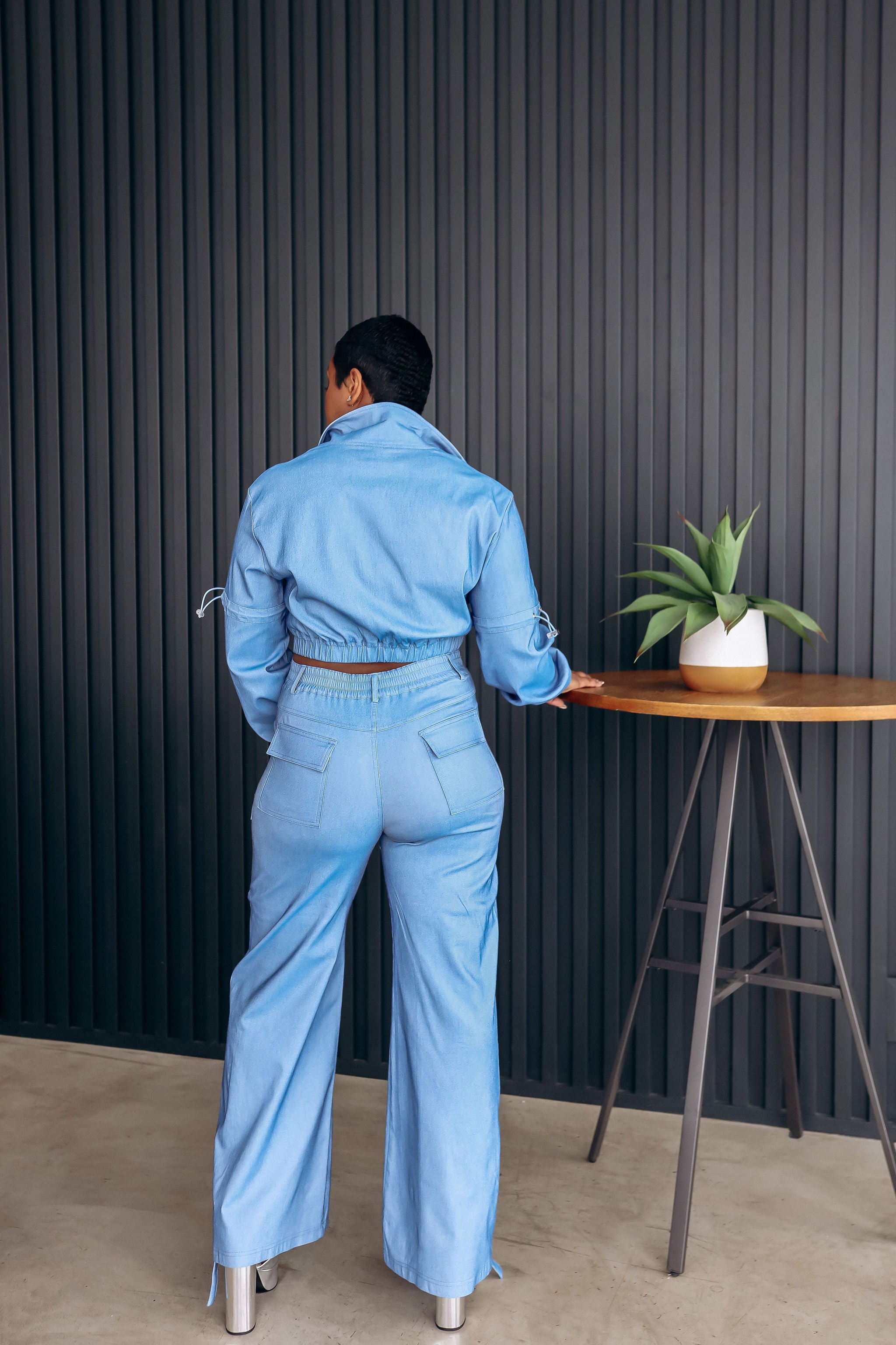 Getaway- Cargo Denim set