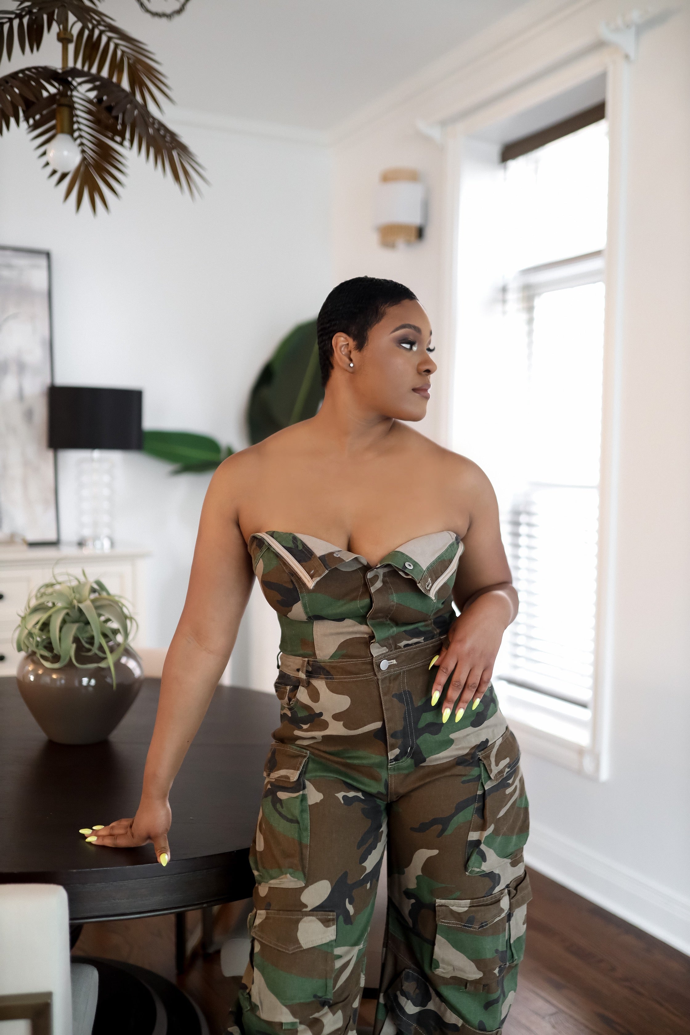 Soulja Girl- Camo Jumpsuit