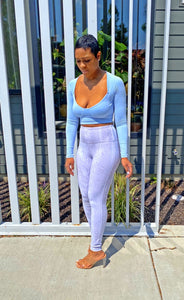 Ariel | Backless Top (Baby Blue)