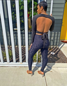 Ariel | Backless Top (Black)