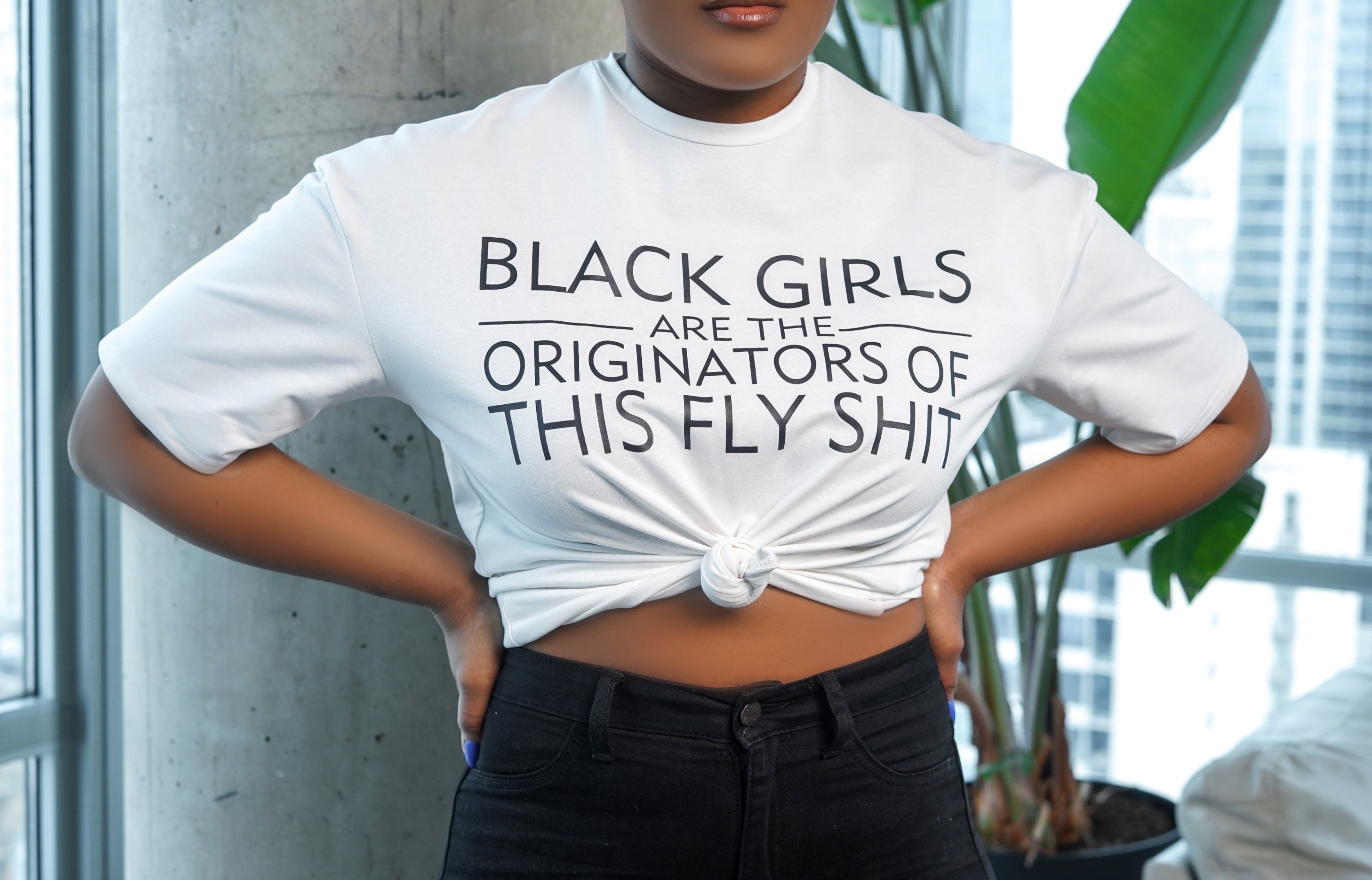Black Girls Are The Originators- Lettered Tee