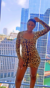 Mita- Leopard Mini Dress