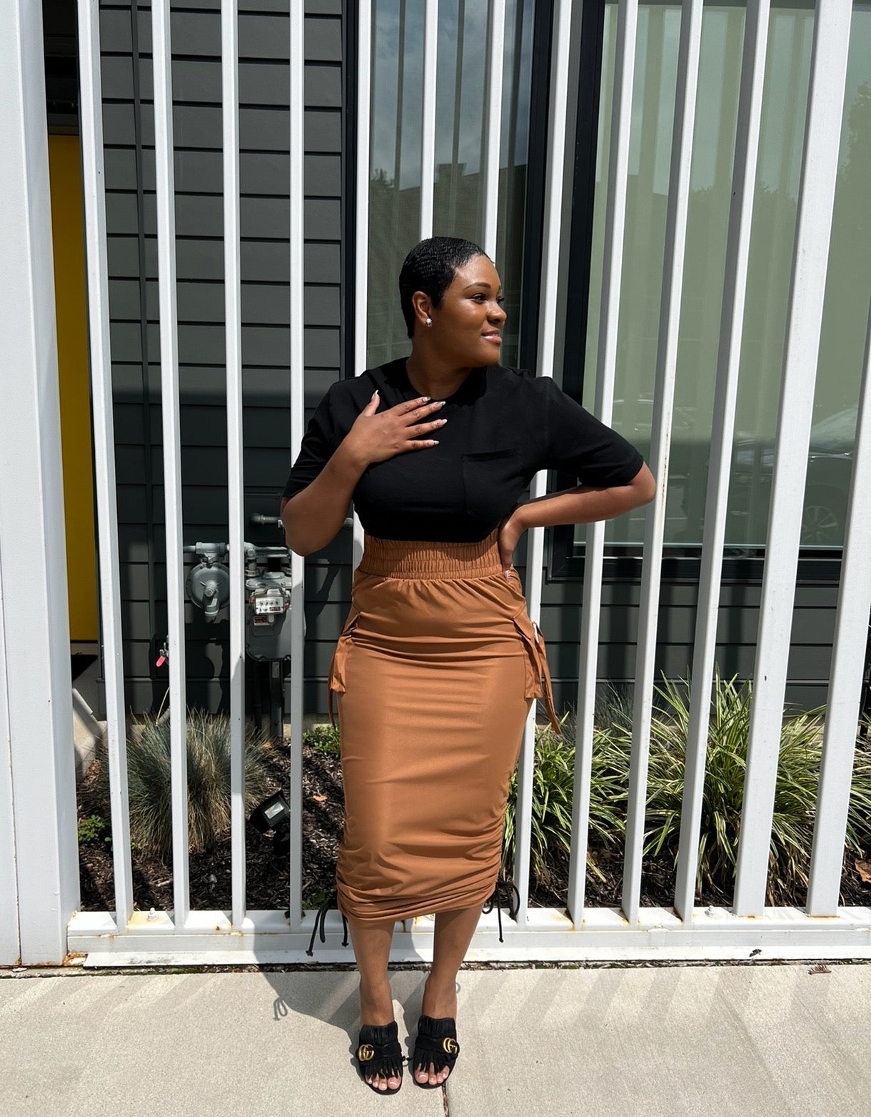 Penny- Midi Skirt