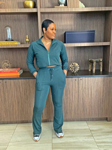 Emerald- Two Piece Track Suit