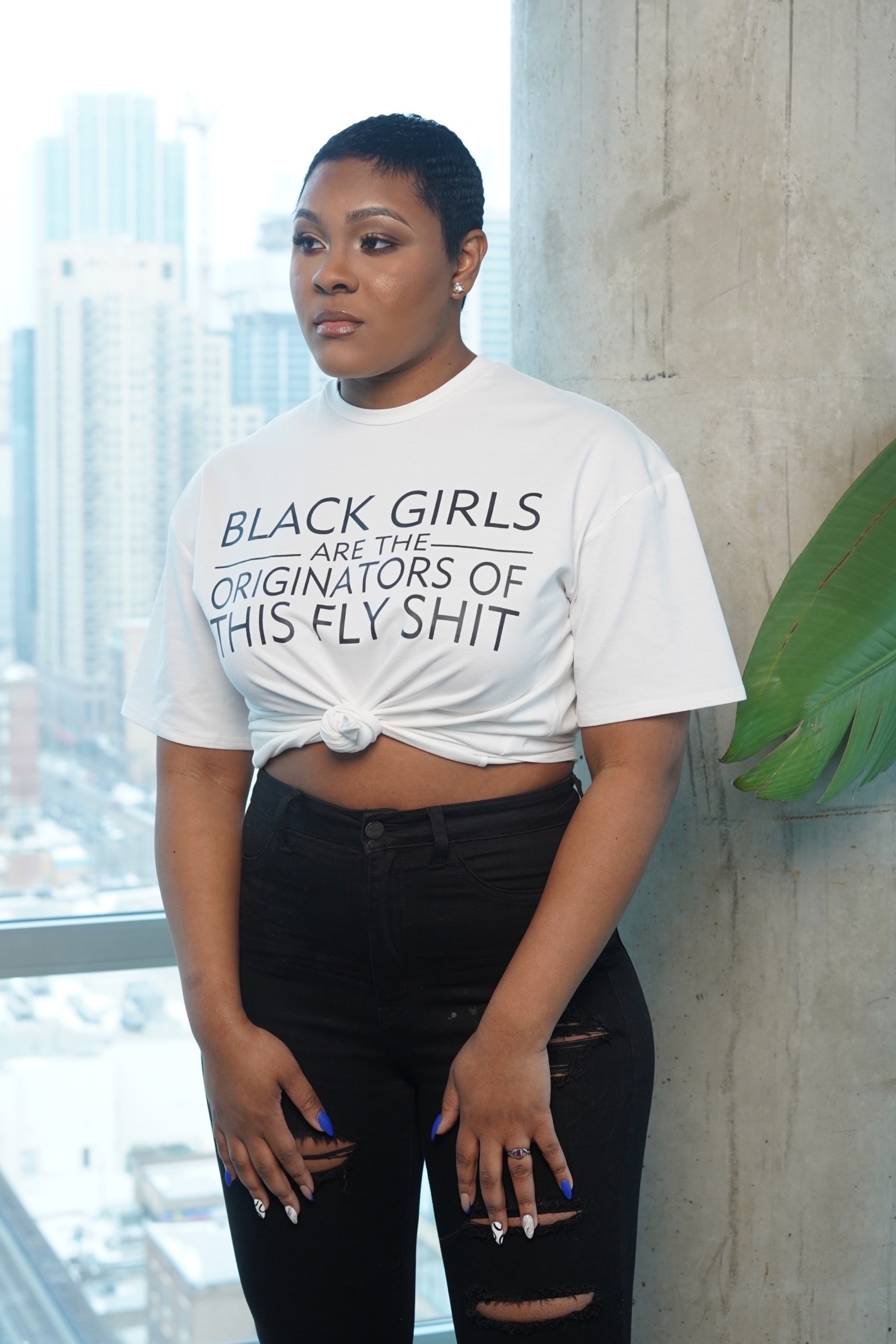 Black Girls Are The Originators- Lettered Tee