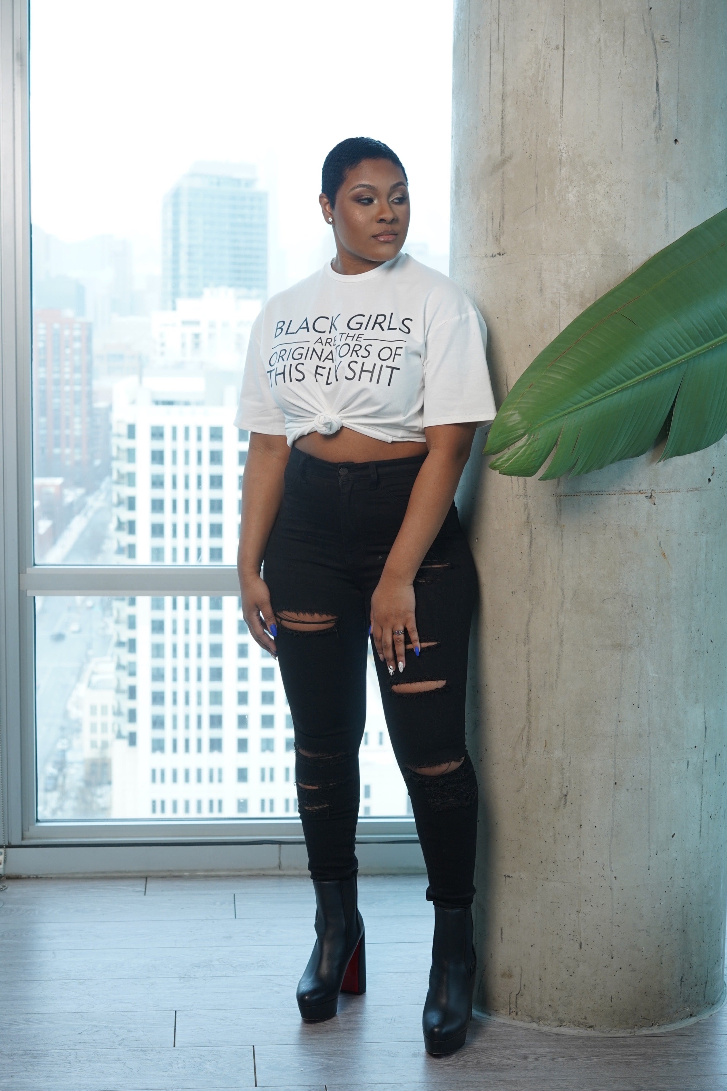 Black Girls Are The Originators- Lettered Tee