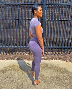 Trina| Athleisure Crop Top Set
