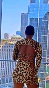 Mita- Leopard Mini Dress