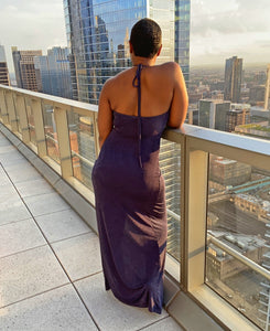 Lori- Maxi Dress (Navy Blue)