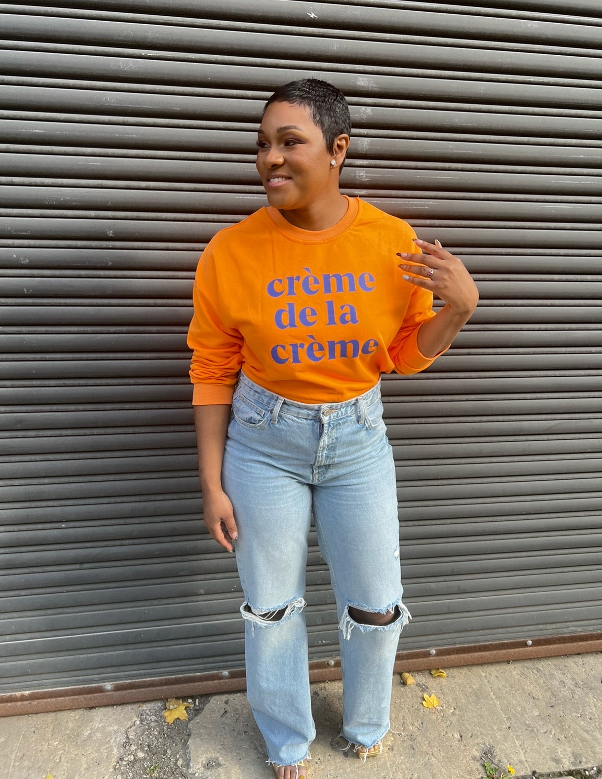 Champaign- CRÈMÈ de la CRÈMÈ sweatshirt