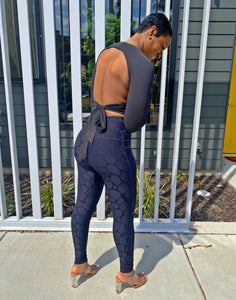 Ariel | Backless Top (Black)